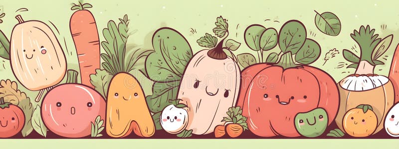 Transparenty z rysunkami dotyczącymi warzyw i owoców ilustracja wektor