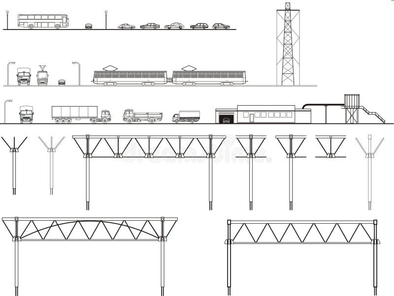 transport in graphical front design royalty free illustration transport in graphical front design royalty free illustration