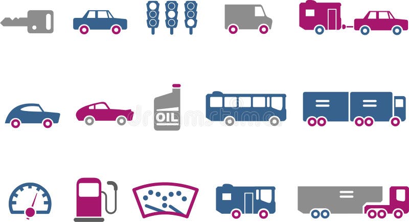 Transport Icon Set