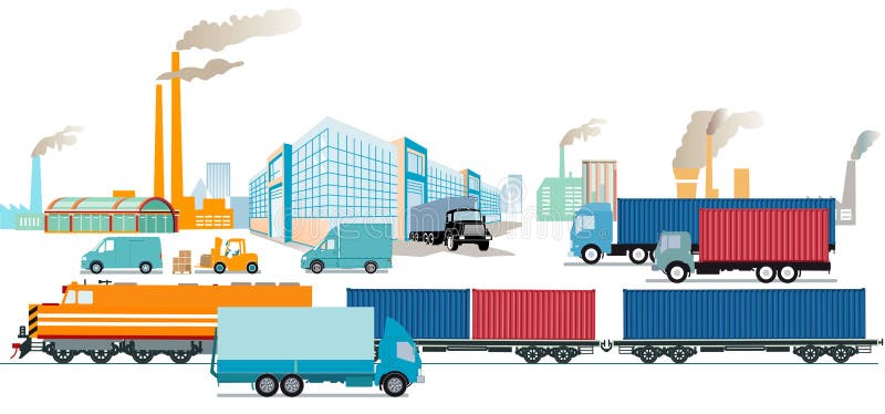 Transport industry, factories and freight, transportation