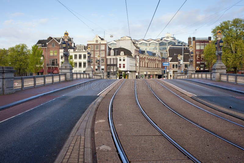 Kustlijn hervorming Ijsbeer Transport Infrastructure in Amsterdam Stock Image - Image of road, empty:  31635567