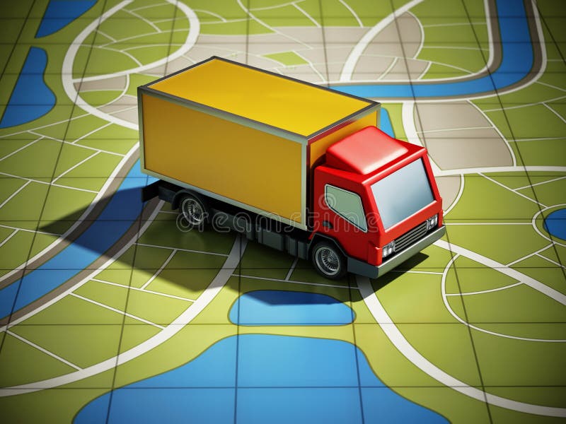 Transport Van Standing on GPS Map. 3D Illustration Stock Illustration - Illustration of road, commercial: 215815144 Transport Van Standing on GPS Map. 3D Illustration Stock Illustration - Illustration of road, commercial: 215815144