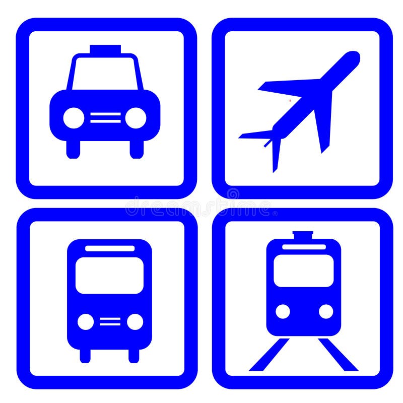 Transportation icon stock vector. Illustration of travel ...