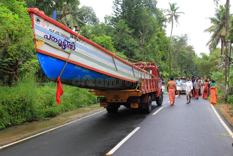 Transportation of rescue boats