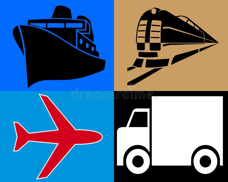 Download Transporte ilustración del vector. Ilustración de aire - 41906712