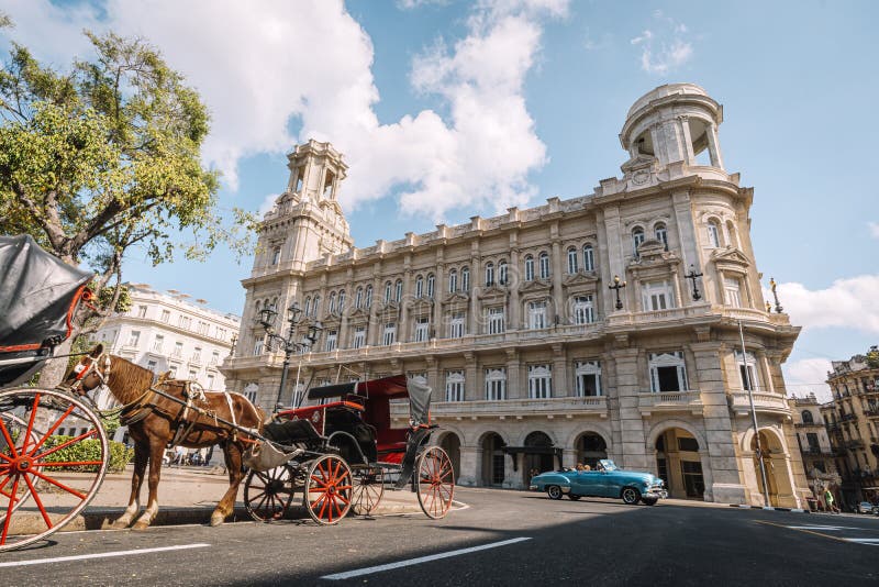 Transporte tradicional em Havana