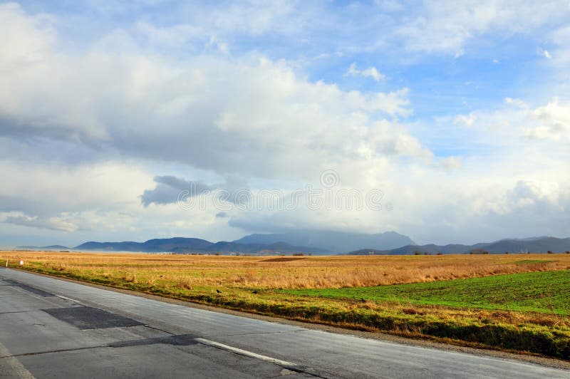 Transversing road royalty free stock images
