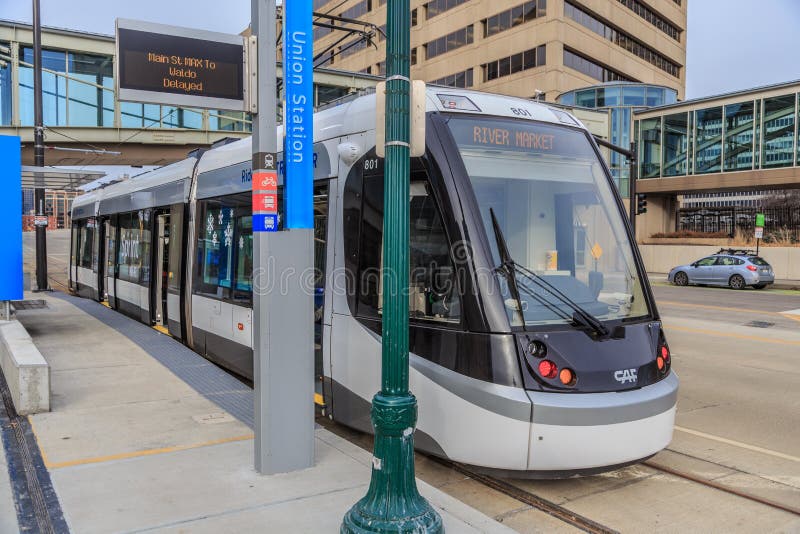 Tranvía de Kansas City imagenes de archivo