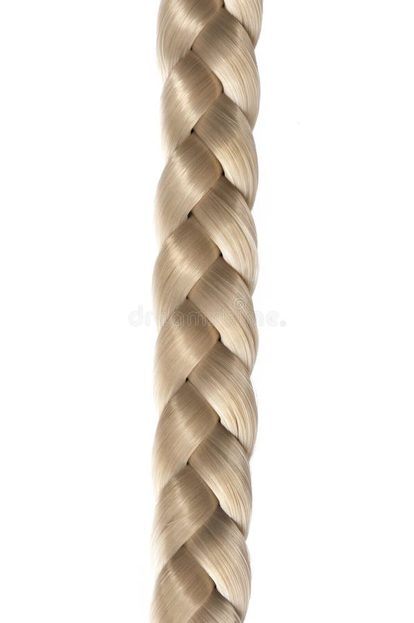Trança longa do cabelo louro imagens de stock Trança longa do cabelo louro imagens de stock