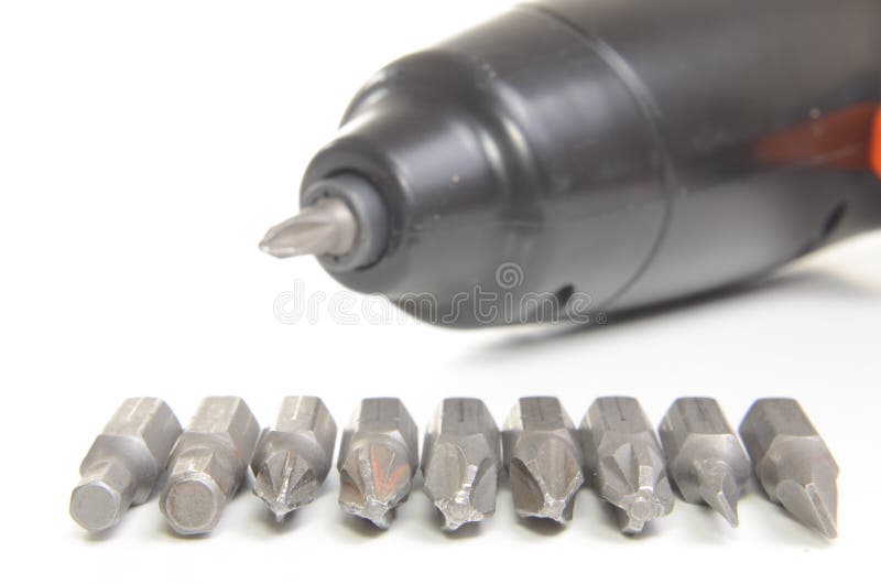 Cacciavite elettrico fotografie stock libere da diritti