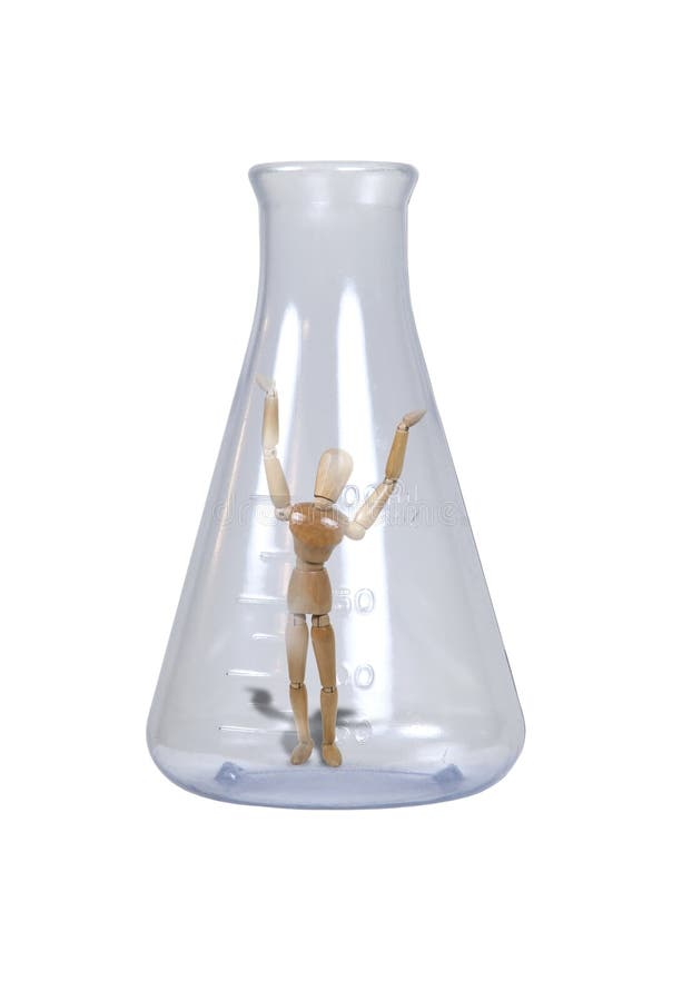 Glass Beaker with Crystal Stopper Stock Image Image of beaker, holder