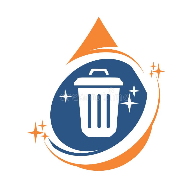 Trash Bin Logo Vector Icon stock vector. Illustration of reuse 266512343