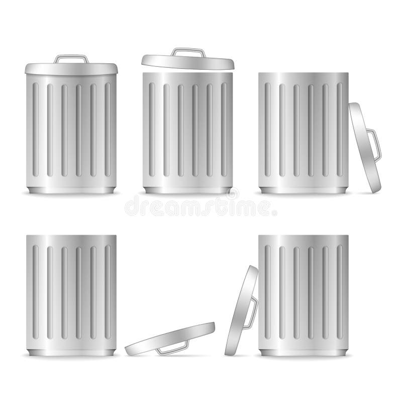 Trash Can Lid Stock Illustrations 2,372 Trash Can Lid Stock