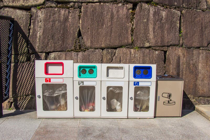 Trash each type of garbage at castle area or important places, J stock photo Trash each type of garbage at castle area or important places, J stock photo