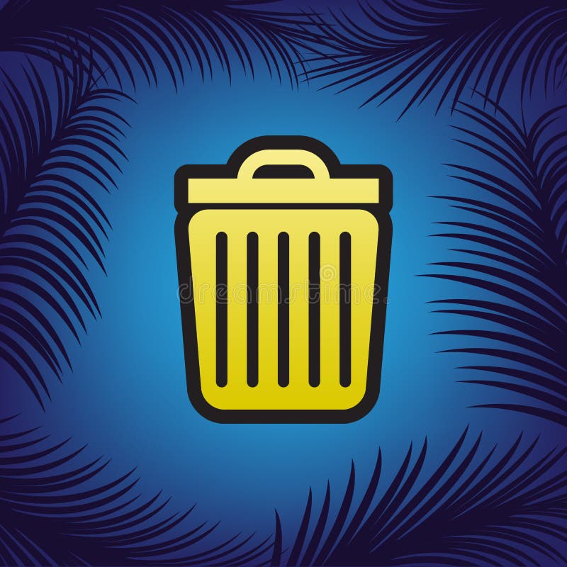 https://thumbs.dreamstime.com/b/trash-sign-illustration-vector-golden-icon-black-contour-trash-sign-illustration-vector-golden-icon-black-contour-123648782.jpg