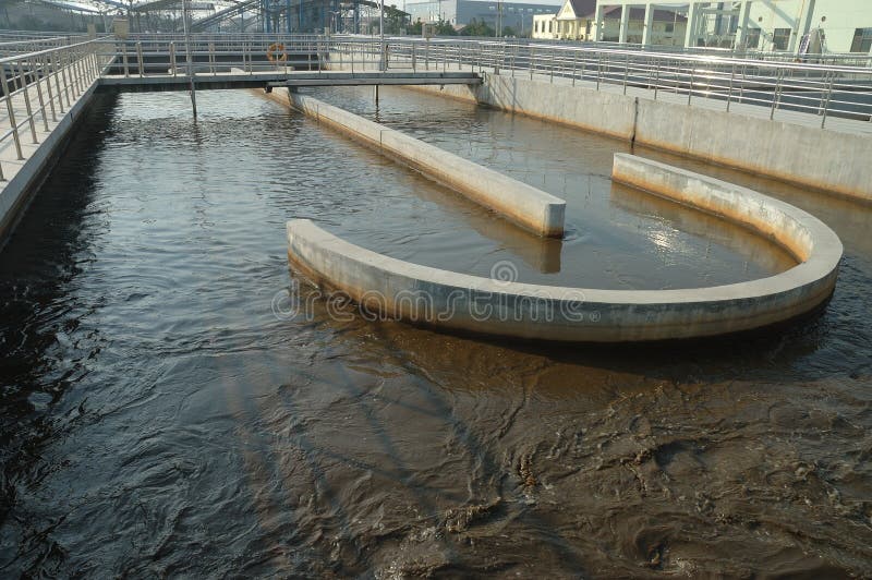 Tratamento de Wastewater fotos de stock Tratamento de Wastewater fotos de stock