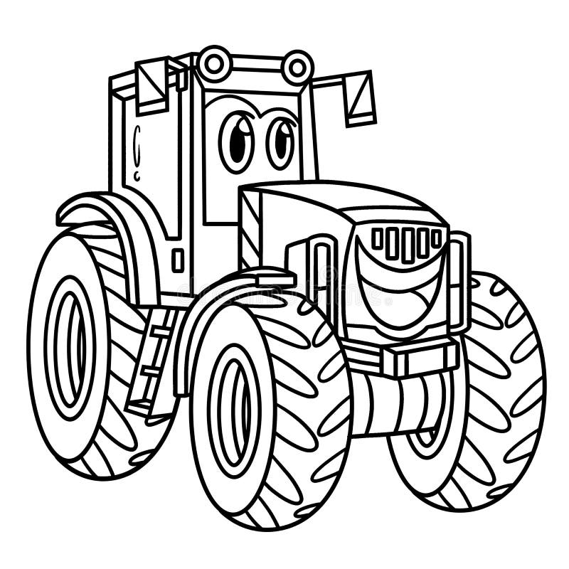 desenho de trator ponto a ponto para colorir para crianças 8208228 Vetor no  Vecteezy