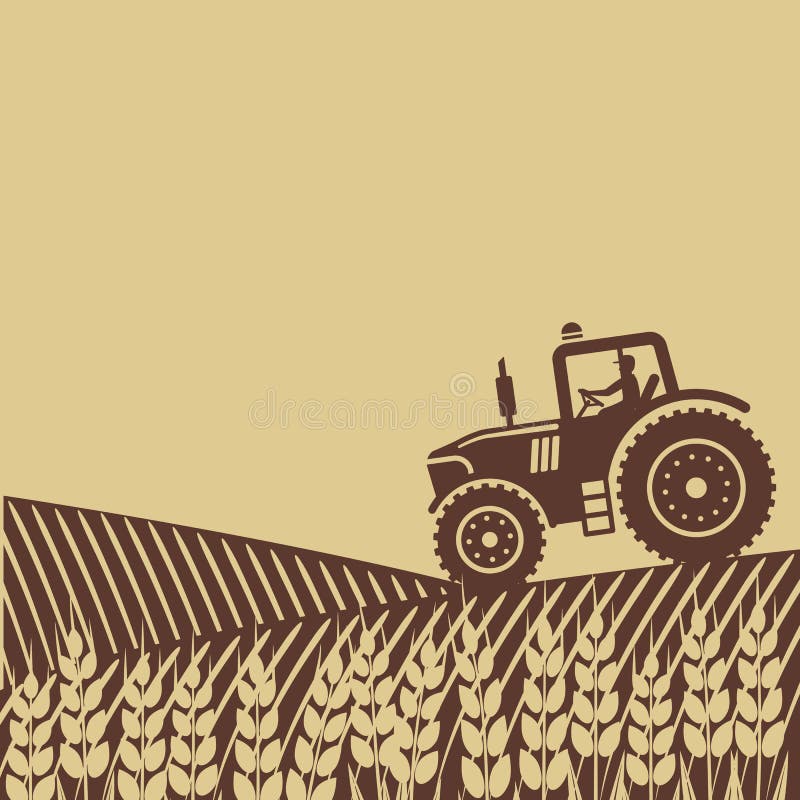 trator em estilo simples de desenho animado. ilustração vetorial de uma  maquinaria agrícola pesada para arar, cultivar o solo e plantar campos  12758290 Vetor no Vecteezy