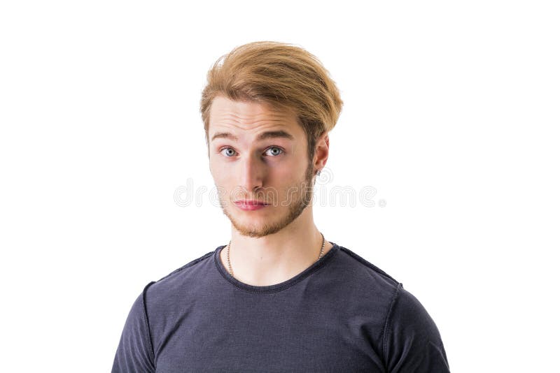 Trauriger oder besorgter hübscher junger Mann stockbilder Trauriger oder besorgter hübscher junger Mann stockbilder