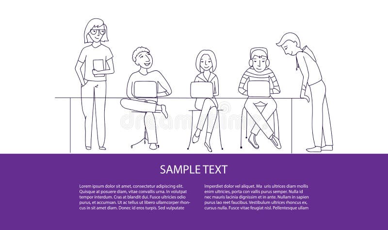 Travail d'équipe, concept de vecteur d'équipe illustration stock Travail d'équipe, concept de vecteur d'équipe illustration stock