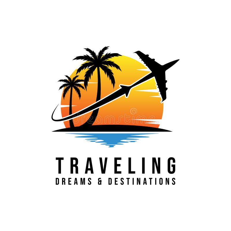 travel holiday logo vector