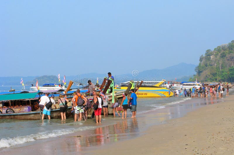 Travel, Asia, Thailand, tourists, local boats, sea stock photos Travel, Asia, Thailand, tourists, local boats, sea stock photos