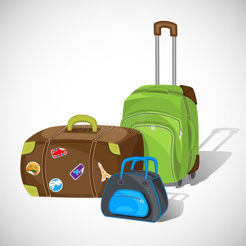 travel bag clipart