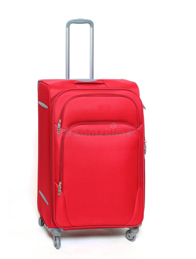 Red travel bag stock image. Image of symbol, foreign 13439535