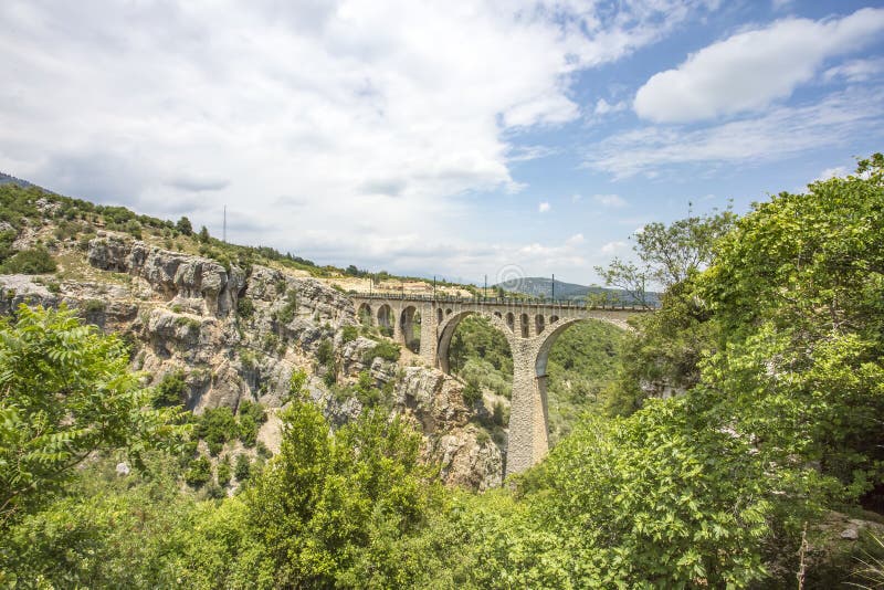 Travel concept photo. Turkey Adana Varda bridge