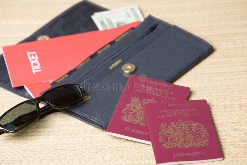 Travel documents stock image. Image of time, england, airport 1823411