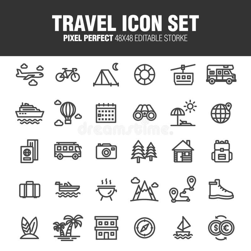 TRAVEL ICON SET 25