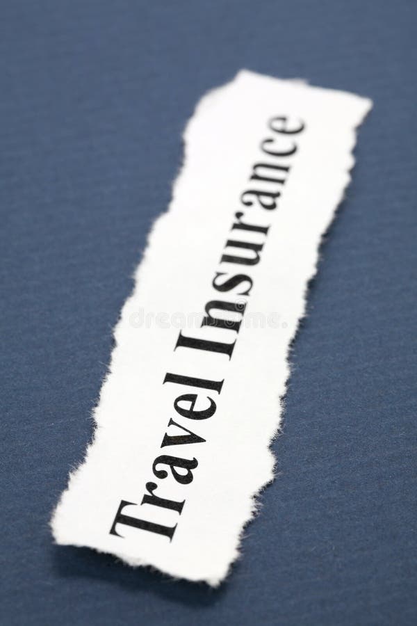 Travel Insurance stock photo