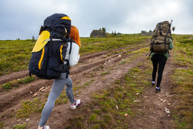 Travel Lifestyle and survival concept rear view stock images Travel Lifestyle and survival concept rear view stock images