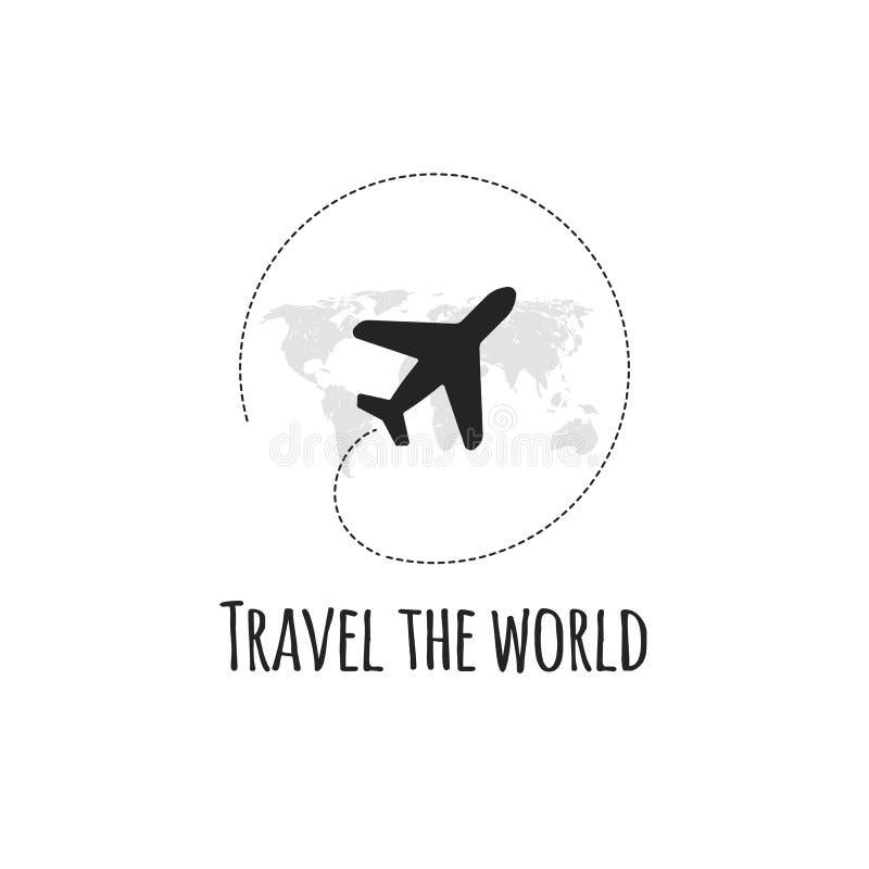 Travel Airplane Logo