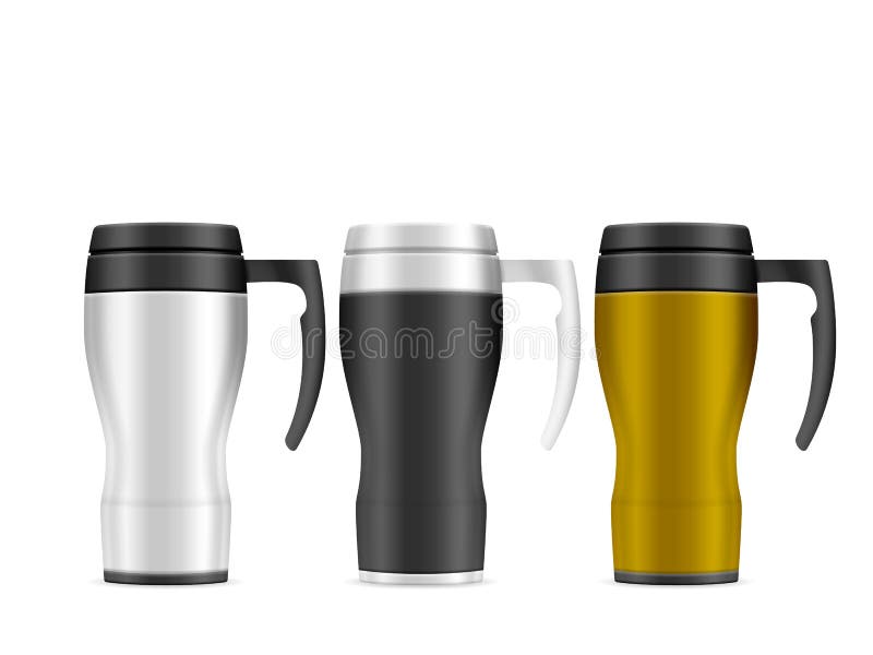 Stainless Travel Mug Vector Stock Illustrations 2,033 Stainless