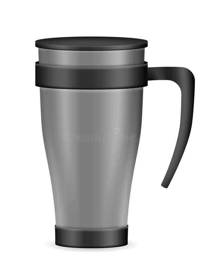 Travel mug stock vector. Illustration of travel, coffee 166002951