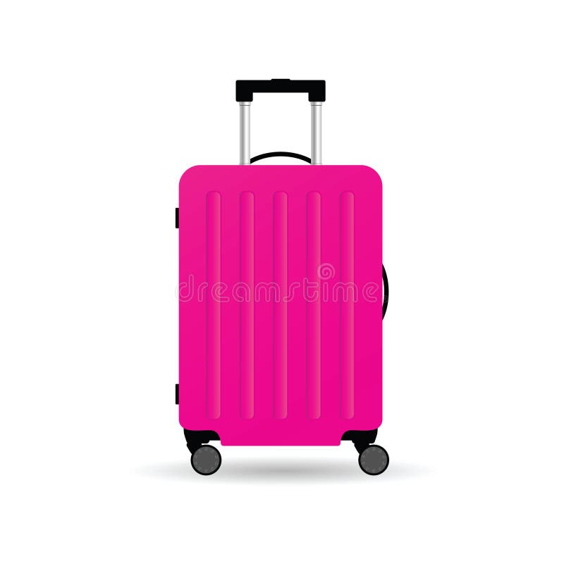pink carry on luggage wheels