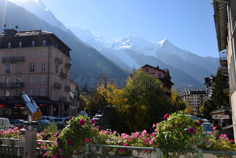 Travel to France, the city of Chamonix-Mont-Blanc stock image Travel to France, the city of Chamonix-Mont-Blanc stock image