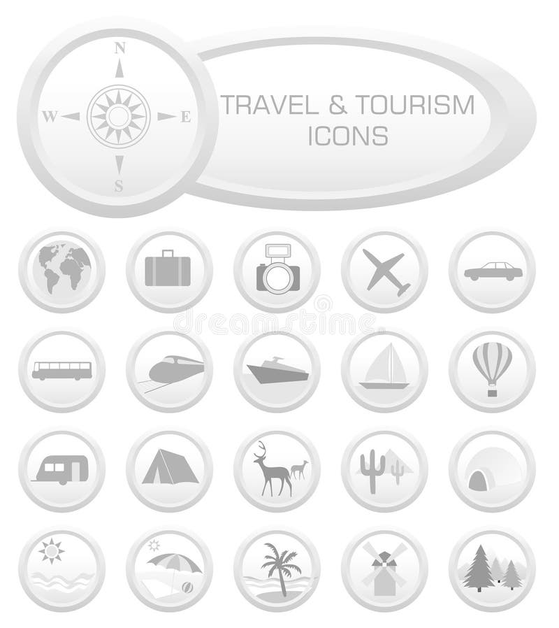 Viajar a turismo iconos ilustraciones!  