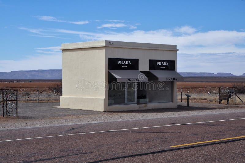 Desert Prada Store Near Marfa, Texas Editorial Image - Image of southwest,  desert: 211998435
