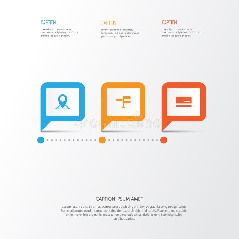 Traveling Icons Set. Collection Of Mastercard, Direction, Location And Other Elements. Also Includes Symbols Such As Pin vector illustration