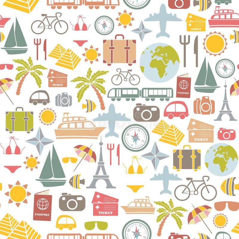Seamless bicycle pattern stock vector. Illustration of eight - 17598428