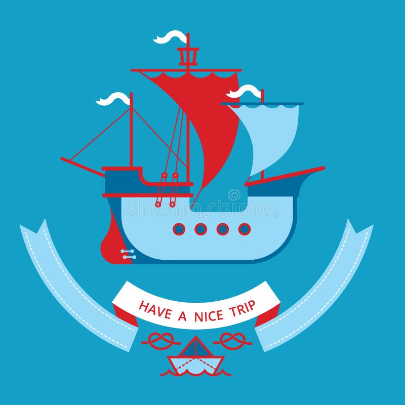 Traveller greetings vector illustration Traveller greetings vector illustration