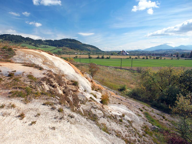 Travertine cascades at Besenova, Natural Monument