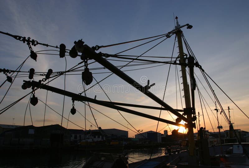 Trawler Rigging stock photo. Image of boat, trawler, quay ...