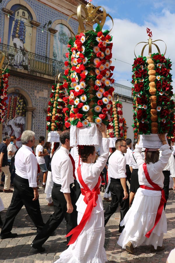 The Trays Festival. Festa dos Tabuleiros, Tomar.