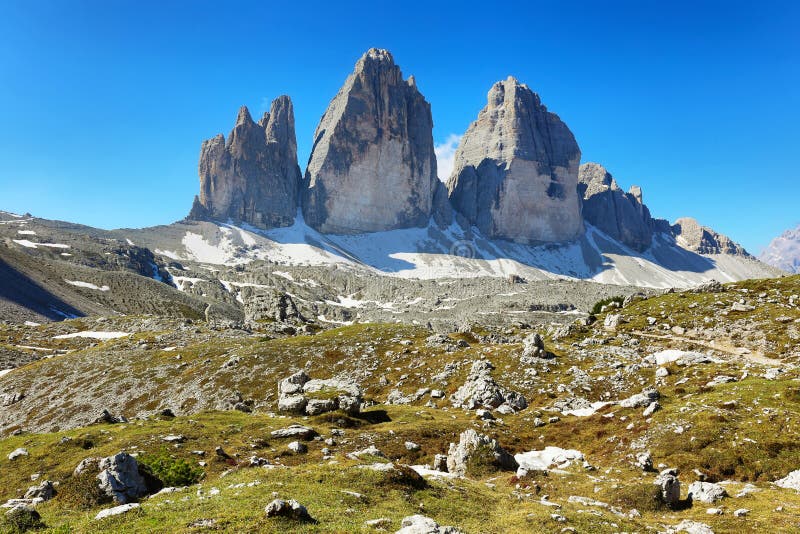 Tre Cime Di Laveredo, Three Spectacular Mountain Peaks in Tre Cime Di ...