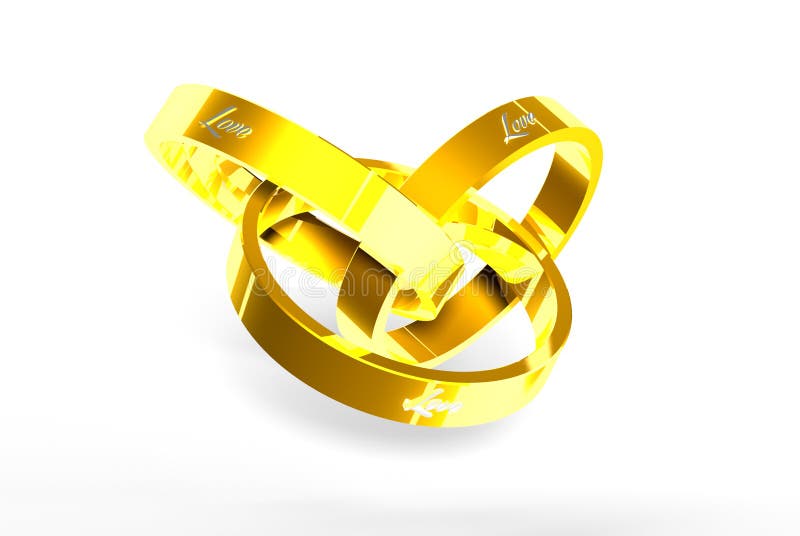 Tre cirklar 3D stock illustrationer Tre cirklar 3D stock illustrationer