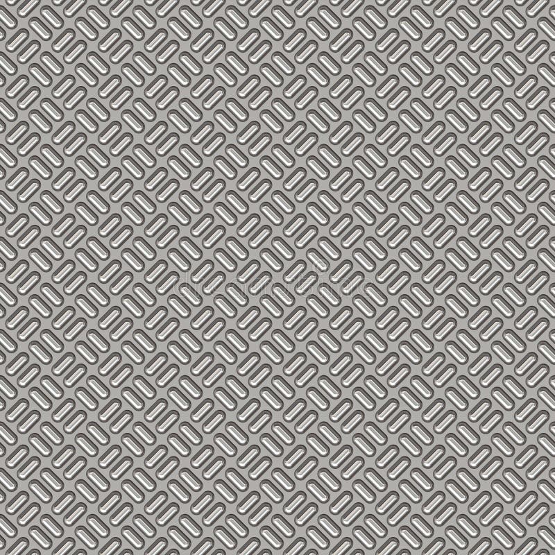 Tread plate steel background stock illustration