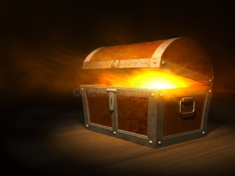 Treasure chest vector illustration Treasure chest vector illustration